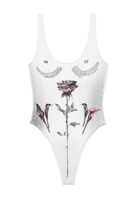 tattoo roses body woman white JEAN PAUL GAULTIER | 25/34-F-MB031-J585030030